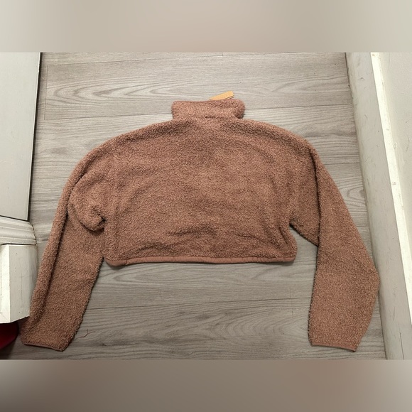 Skims Cozy Knit Cropped Pullover - NWT - Picture 4 of 4